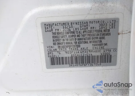 2015 Nissan Sentra S from USA, damaged, VIN 3N1AB7AP8FY367068